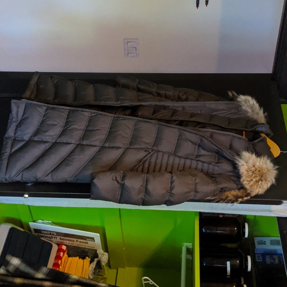 Dawn Levy Full Length Down Fur Hooded Winter Coat - Picture 8 of 8